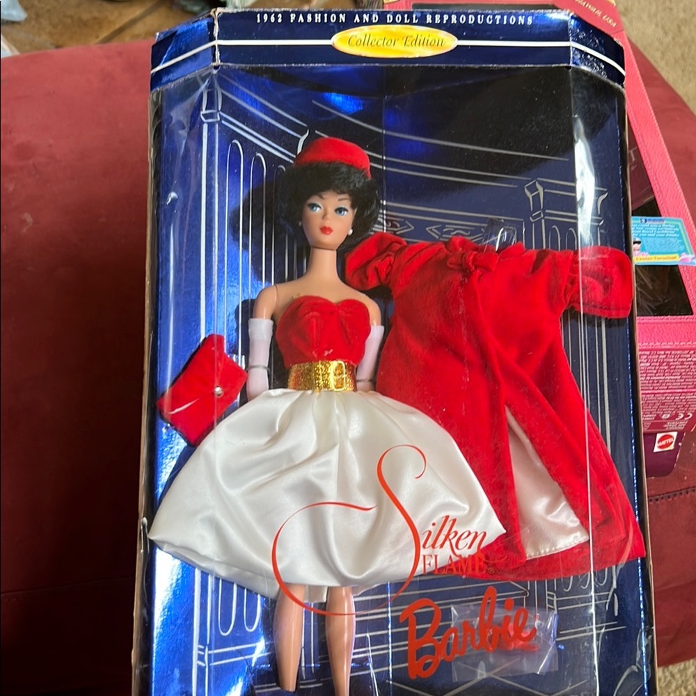 Vintage Silken Flame Barbie Doll with Red and White Outfit